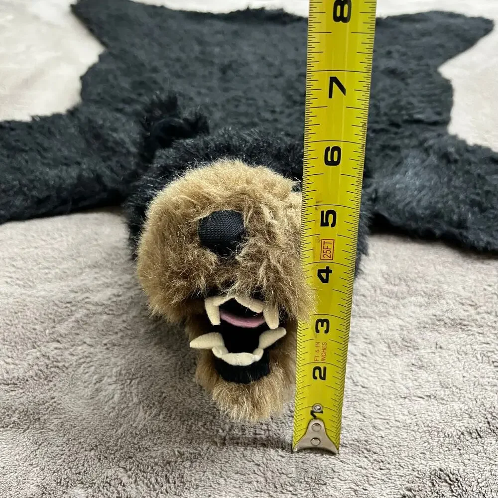 Carstens Small Plush Black Bear Animal Rug 36x29 Cabin Lakehouse Kids Room Decor
